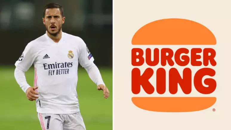 Burger King Take Shot At Eden Hazard With Savage Tweet After He Missed Real Madrid Training