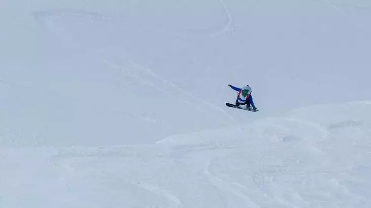 Snowboarder Catches The Moment His Airbag Saved Him From An Avalanche