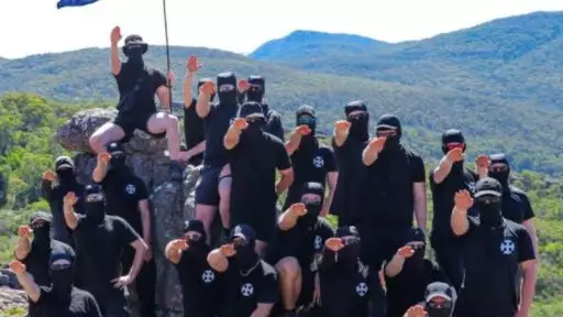 Neo-Nazis Who Gathered In Victoria Claim They Are The Ones Who Are Suffering