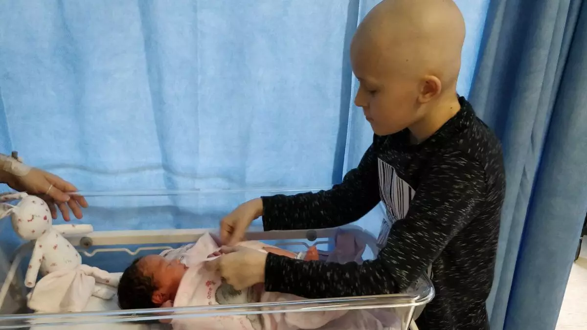 Nine-Year-Old Boy Fought Terminal Cancer Long Enough To Meet New Baby Sister