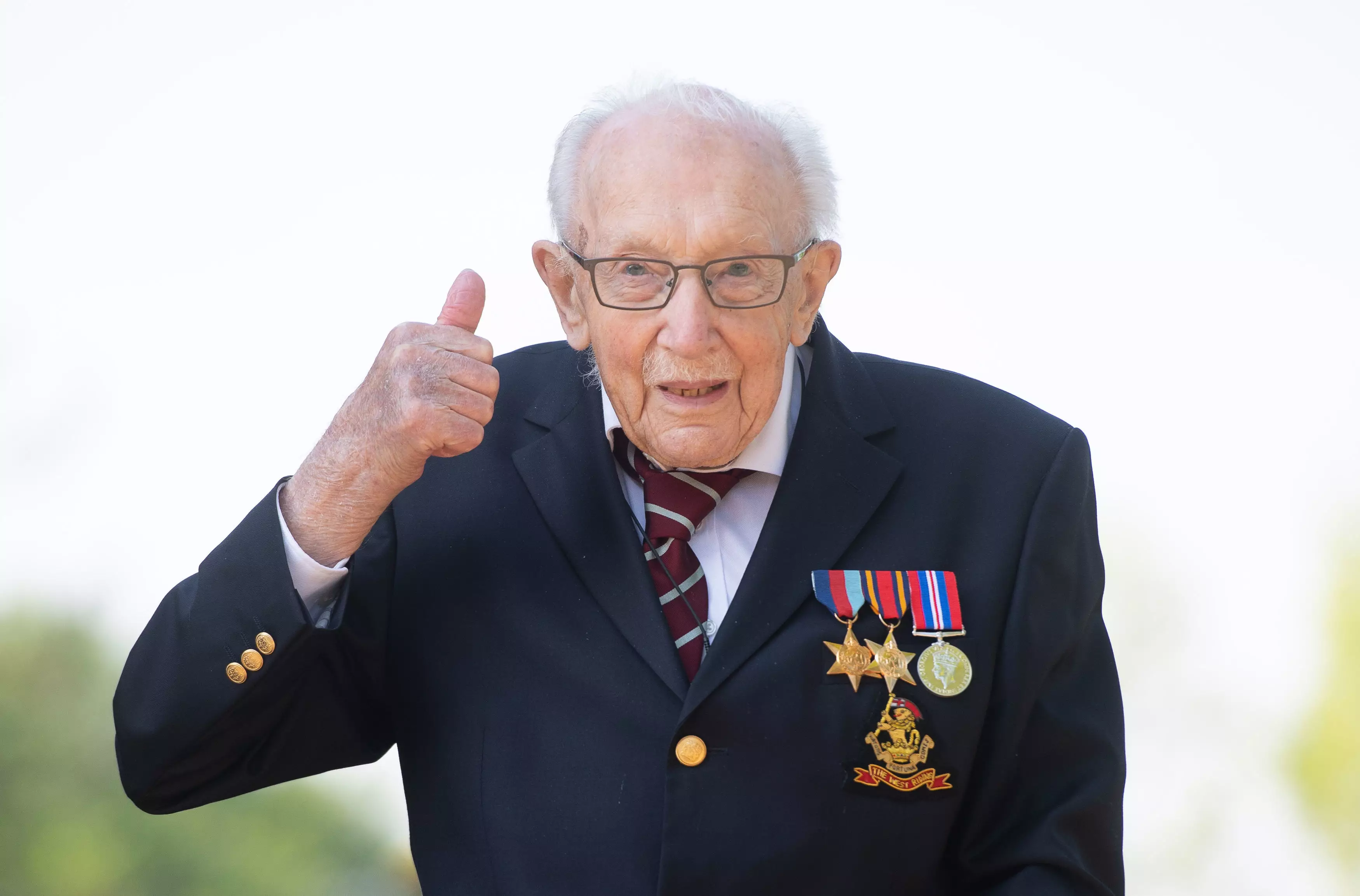 Captain Sir Tom Moore raised £32.8m for the NHS.
