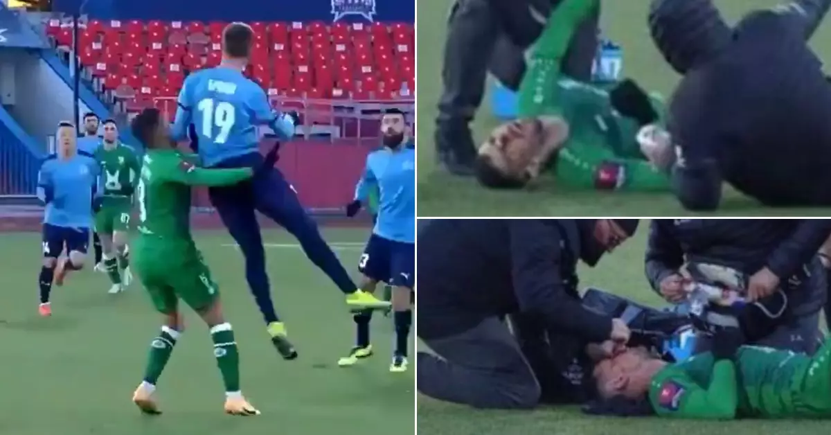Footballer KO’d By Brutal Challenge But Manager Says It Only Would've Been Red Card If Player Had ‘Died’