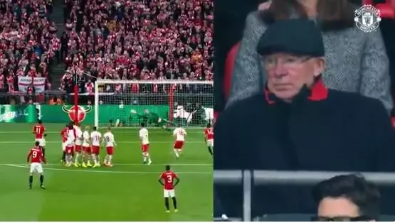 WATCH: Sir Alex Ferguson's Reaction To Zlatan Ibrahimovic's Free-Kick Is Basically Your Grandad