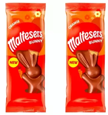 Maltesers is launching orange chocolate bunnies (