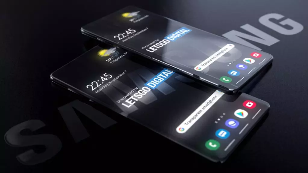 Samsung Is Experimenting With Creating A See-Through Mobile Phone