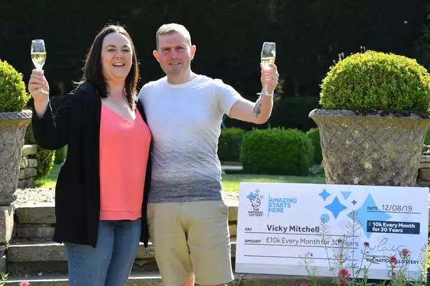 Vicky Mitchell has won the top prize on the National Lottery's Set For Life.