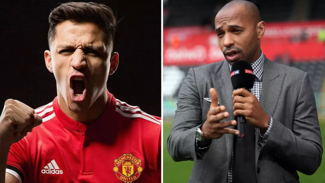 Alexis Sanchez Responds To Claims Thierry Henry Told Him To Join Manchester United