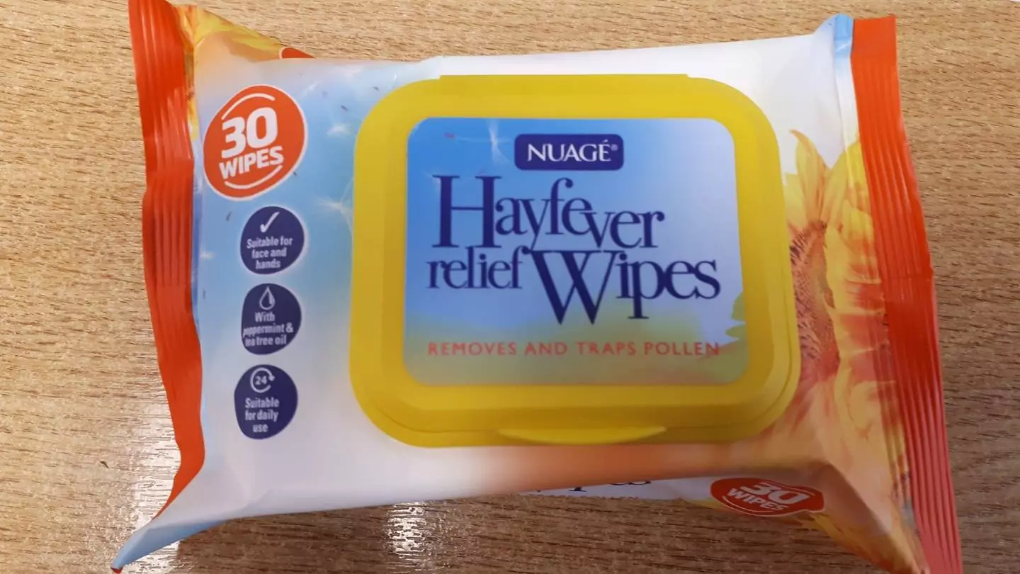 Savers Is Selling Hay Fever Wipes For 99p 