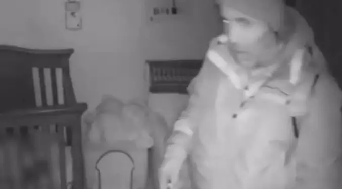 Couple Discover Burglar Lurking On Their Baby Monitor