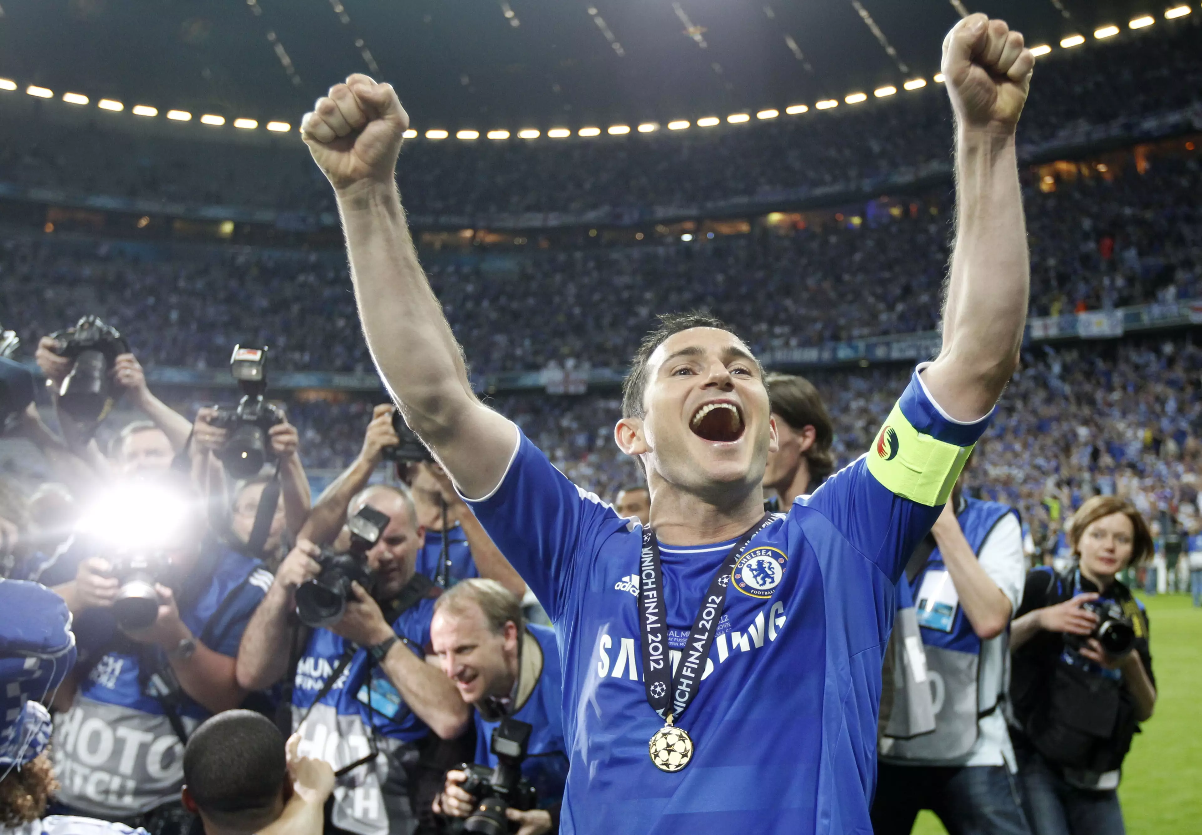 Lampard has been voted the club's greatest player. Image: PA Images
