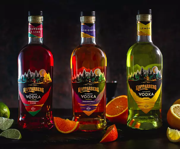 The Kopparberg vodka comes in three flavours (