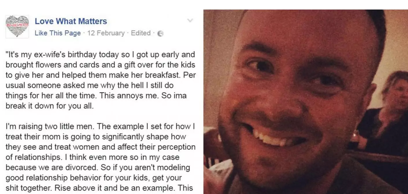 Dad’s Open Letter About Ex-Wife Going Viral For The Right Reasons