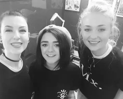 'GoT' Stars Sophie Turner And Maisie Williams Get Matching Mystery Tattoos