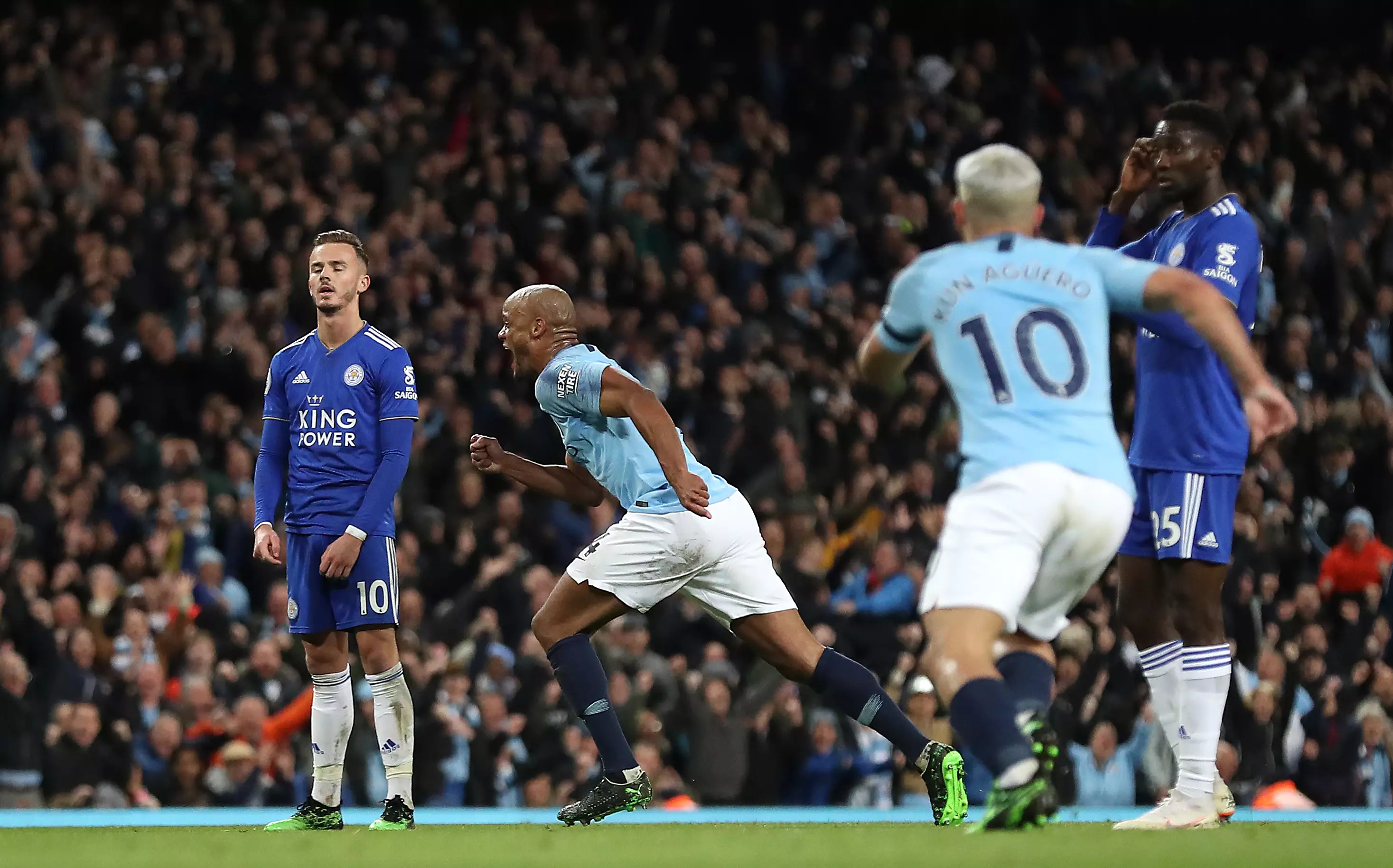 Vincent Kompany's strike against Leicester virtually ended Liverpool's title pursuit and meant all their eggs were in the Champions League basket