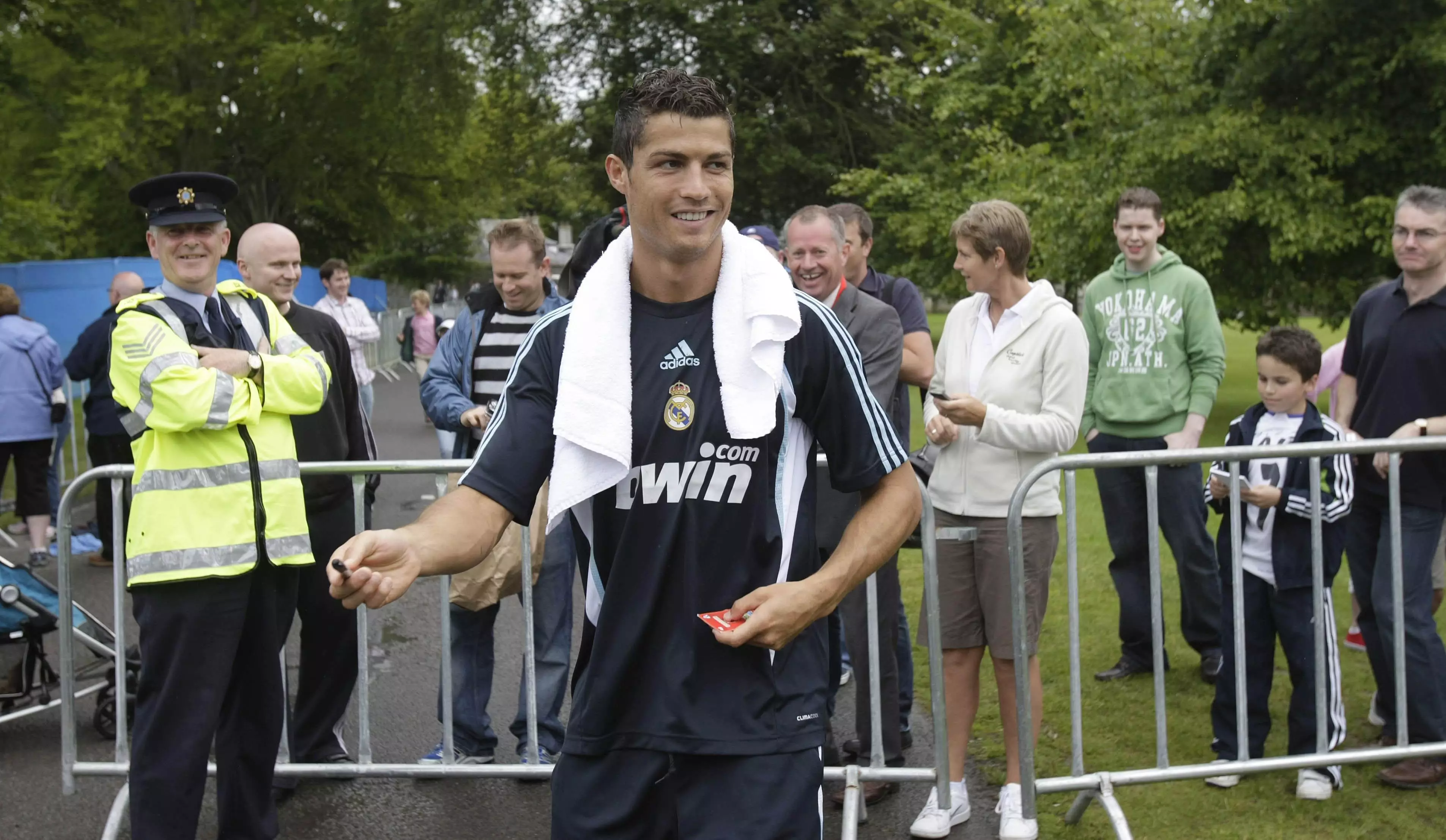Ronaldo moved to Real in the summer of 2009. Image: PA Images