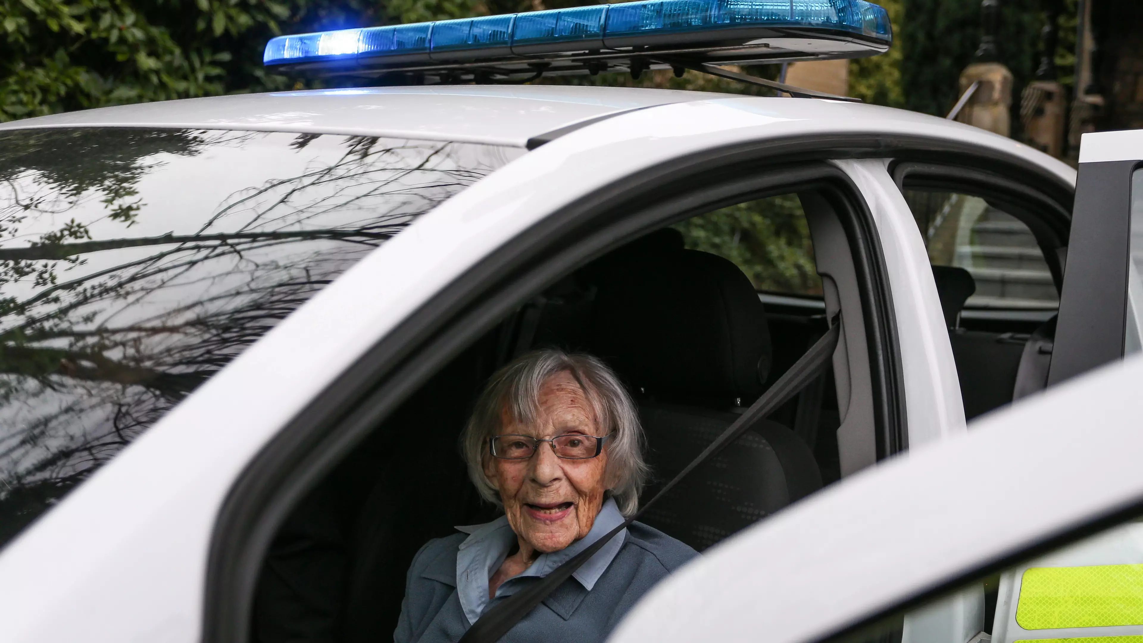 104-Year-Old Woman Is Granted Her Greatest Wish - To Be Arrested 