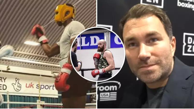 Eddie Hearn 'Wouldn't Be Surprised' If Joshua Sparred With Fury Ahead Of Wilder Fight