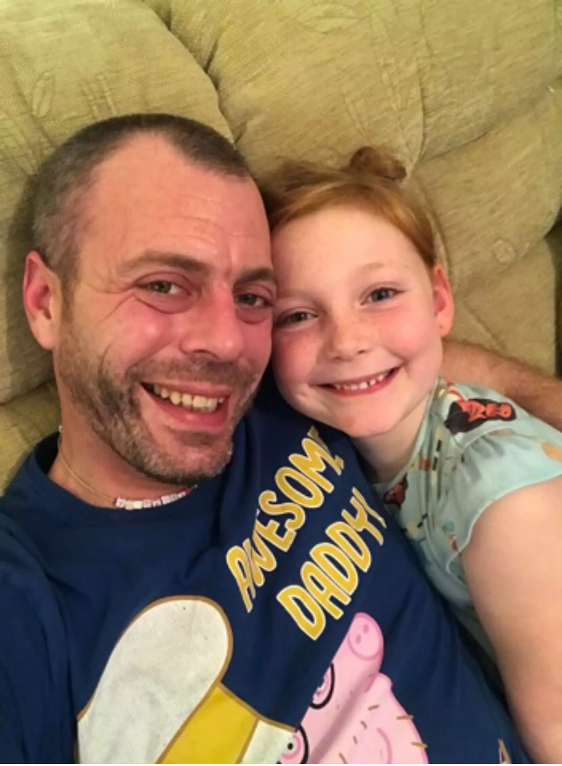 Andy with his daughter Chloe.