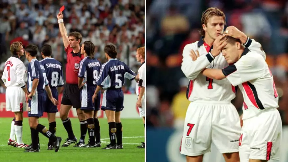 Michael Owen Reveals He Still Resents David Beckham For 1998 Sending Off