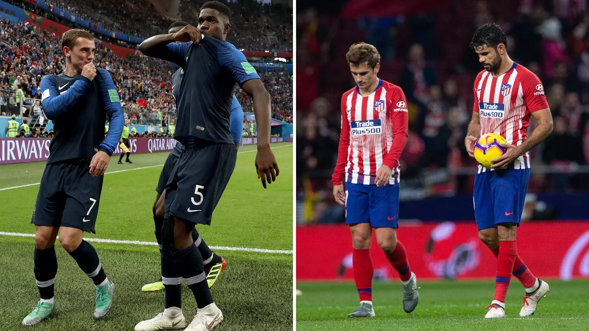 What Diego Costa Shouted At Antoine Griezmann For Siding With Samuel Umtiti In Brawl