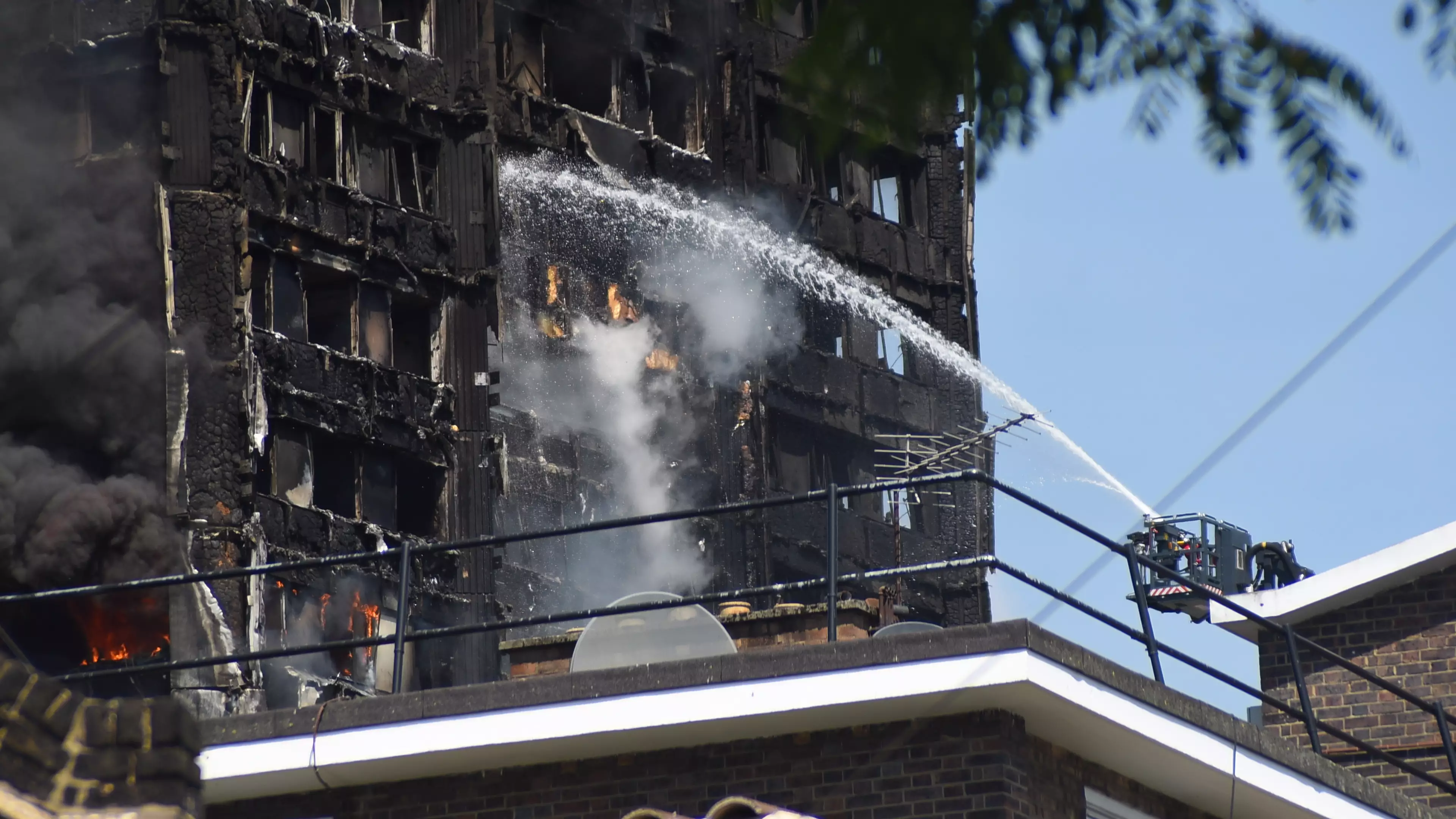 Two Girls Found Alive Near The Top Of Grenfell Tower Building