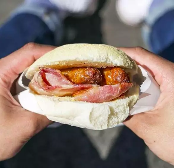 Fancy a sausage and bacon bap? (