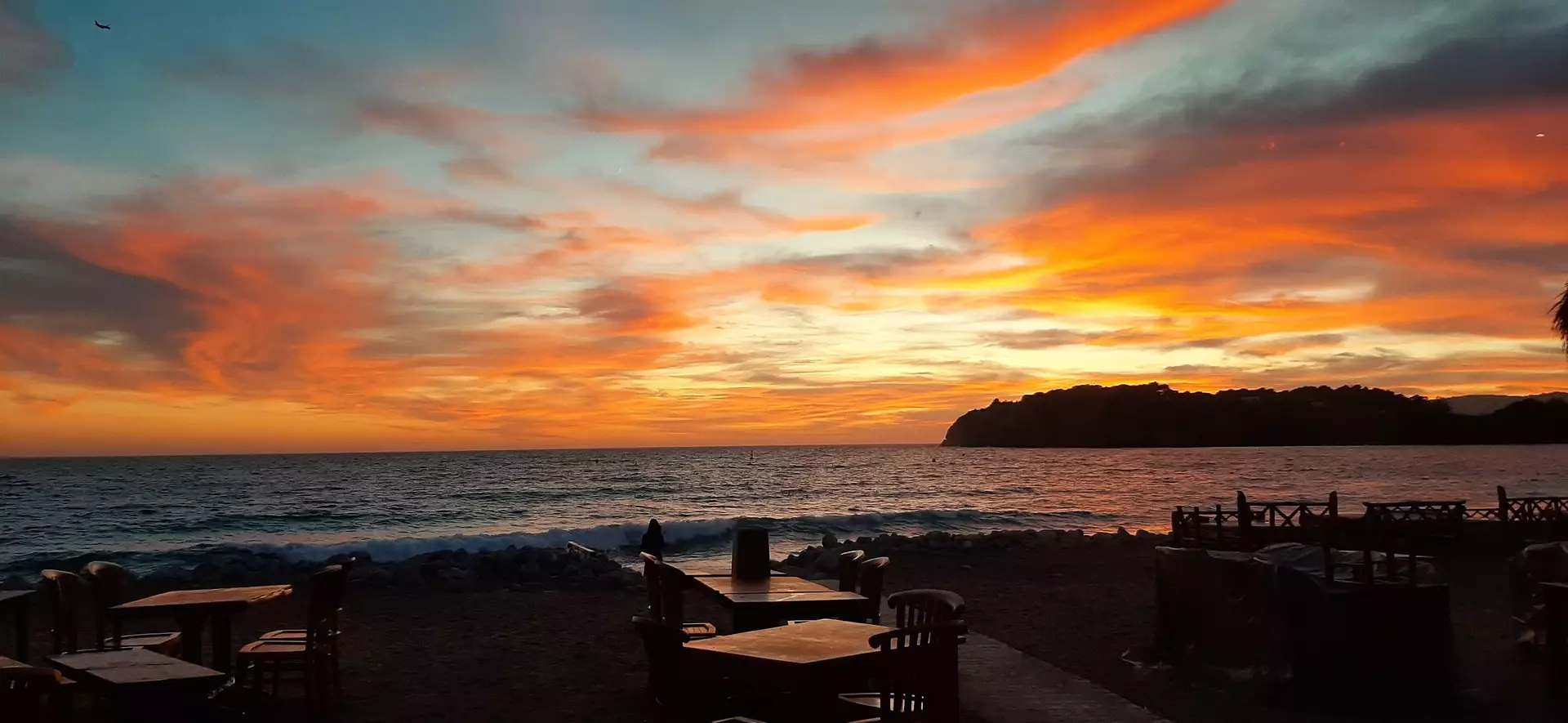 You can't beat an Ibizan sunset.