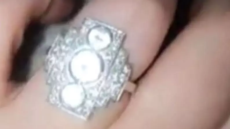 Woman's Engagement Ring Compared To 'Shiny Lego' 