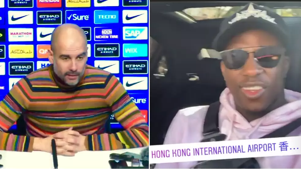 Pep Guardiola Swears On Live TV When Asked About Benjamin Mendy, He Hilariously Responds