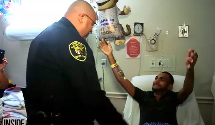 Orlando Shooting Survivor Reunited With Police Officer Who Saved His Life