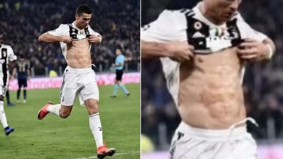 Someone Has Spotted Steve Bruce's Face In Cristiano Ronaldo's Six-Pack 