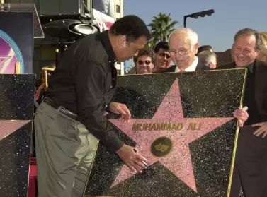 The Reason Behind Muhammad Ali's Hollywood Star Being On The Wall, Not The Floor