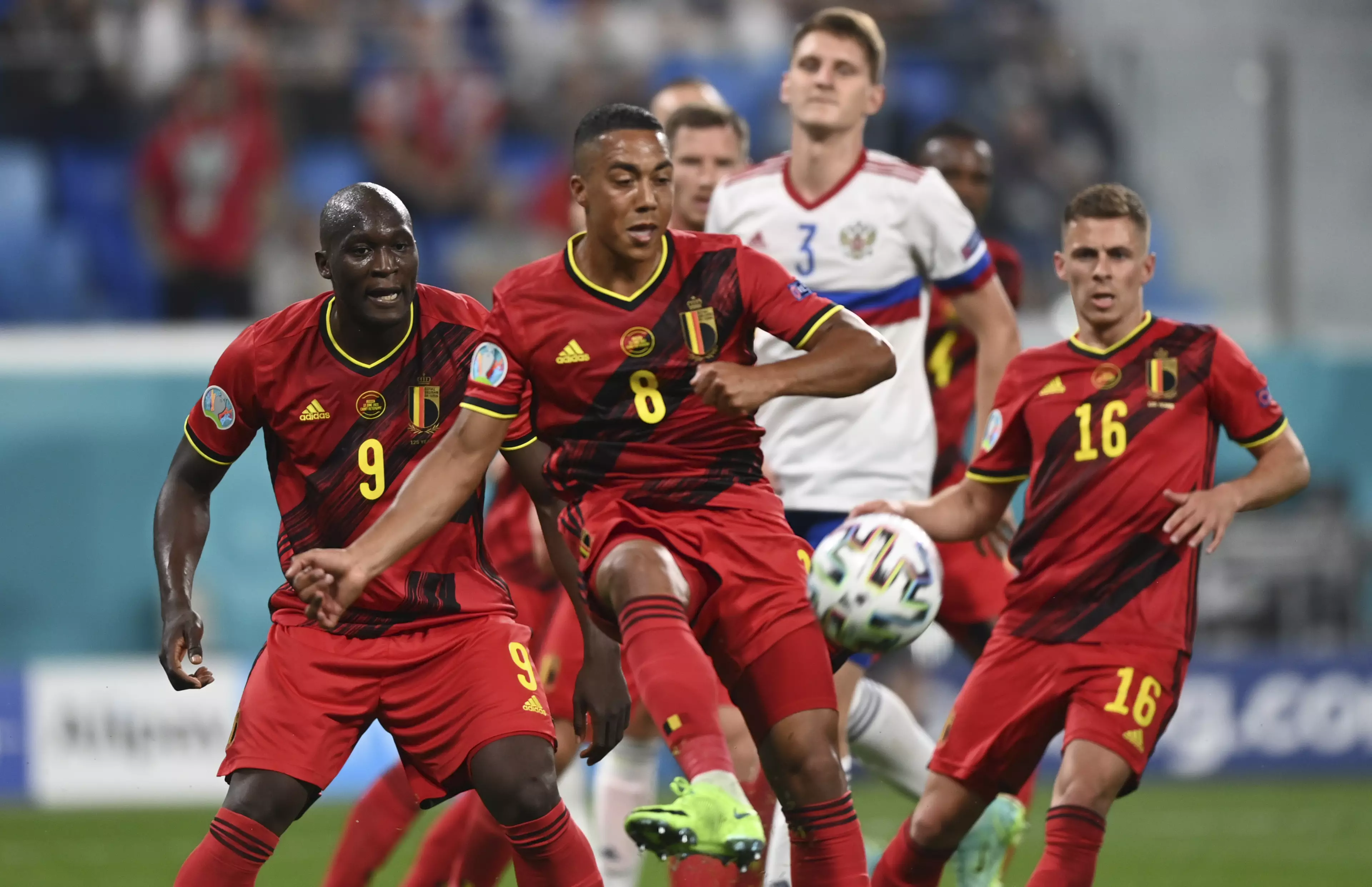 The Red Devils dominated Russia in a 3-0 triumph in their opening game