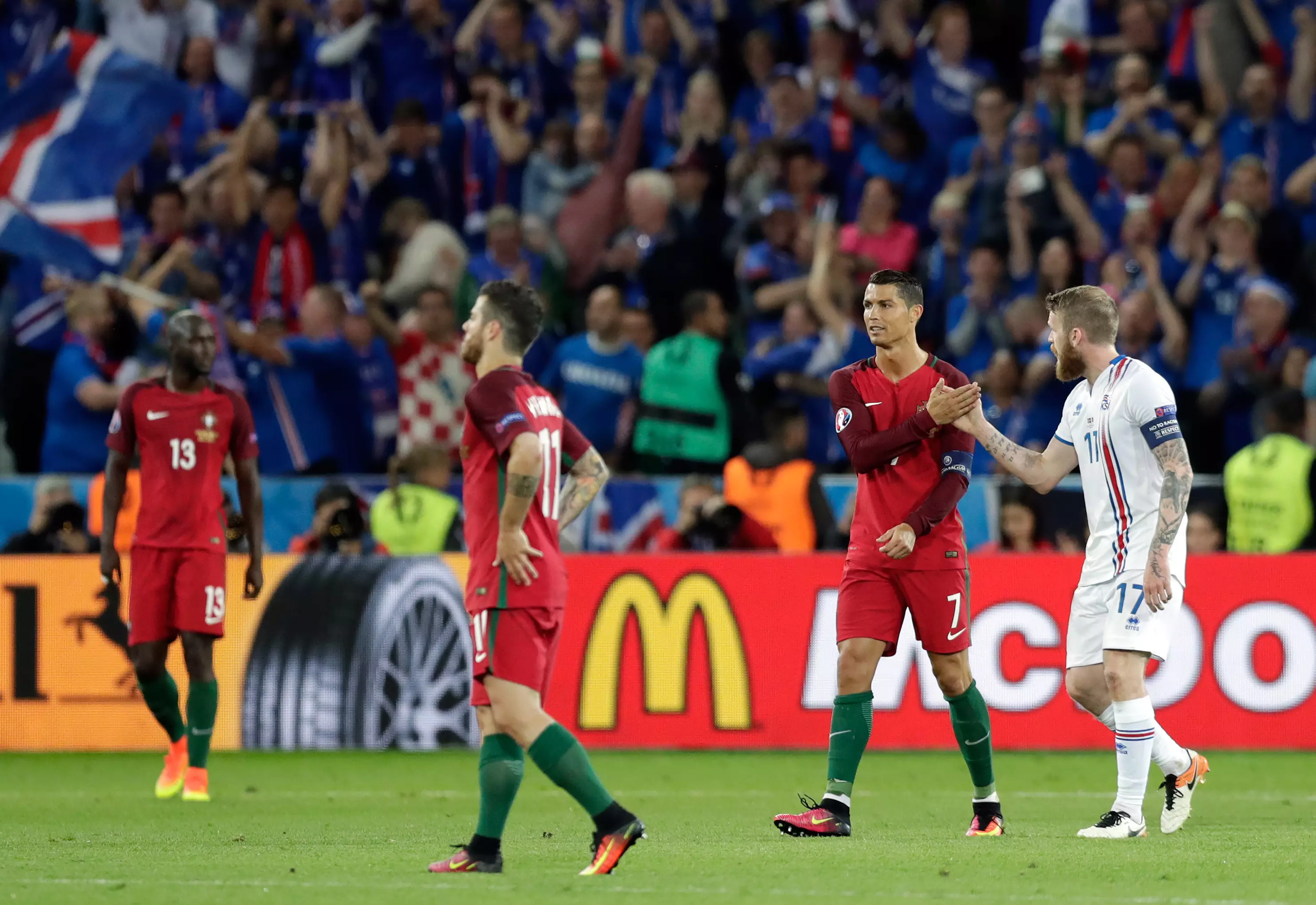 Iceland Captain Clears Up Conversation With Cristiano Ronaldo