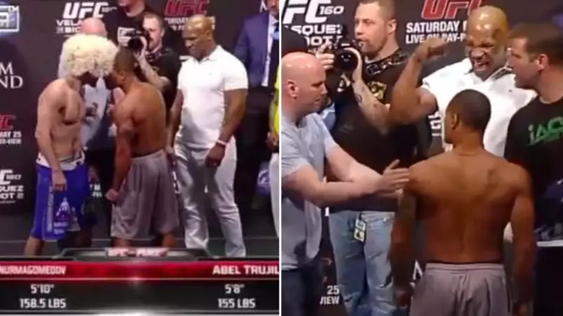 Mike Tyson's Incredible Reaction When Khabib Nurmagomedov Absolutely Lost His Head At A UFC Weigh-In