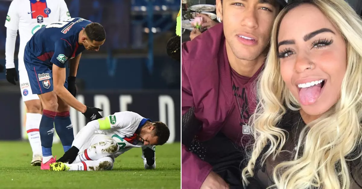 Fans Think Neymar Went Off Injured For PSG Because Of Sister’s Birthday