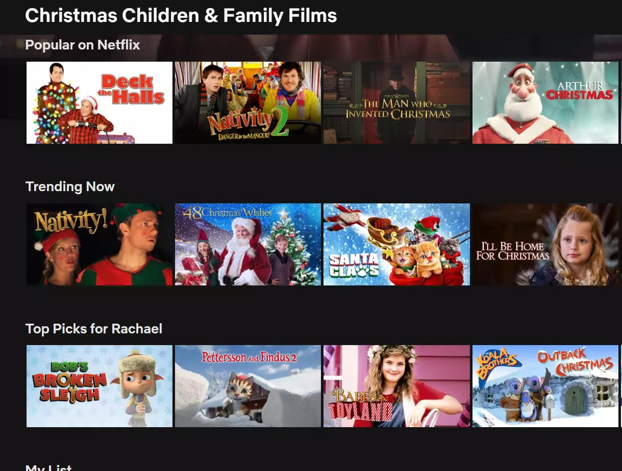 Netflix Secret Codes To Get Christmas Films Early -