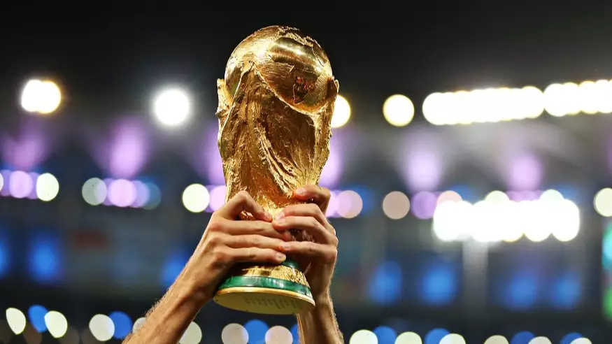World Cup trophy 2014.