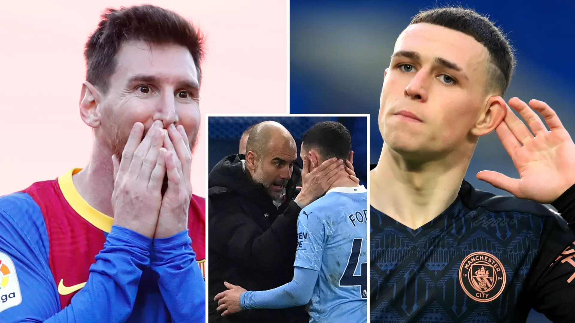 'Man City Star Phil Foden Is In The Same Category As Barcelona Captain Lionel Messi'