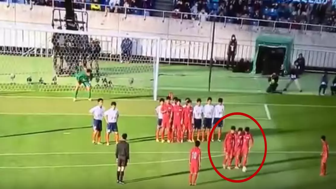 WATCH: Japanese High School's 'Dancing Wall' Free-Kick Routine Will Blow Your Mind 