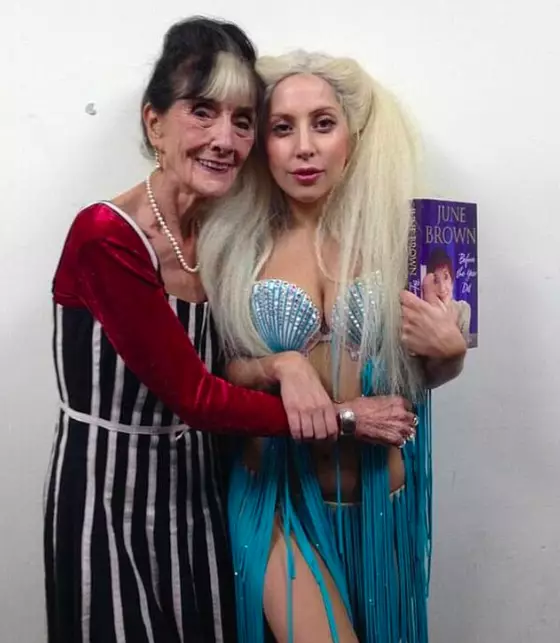 June Brown and Lady Gaga