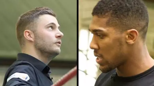 WATCH: Anthony Joshua Scare The Living Shit Out Of A Reporter
