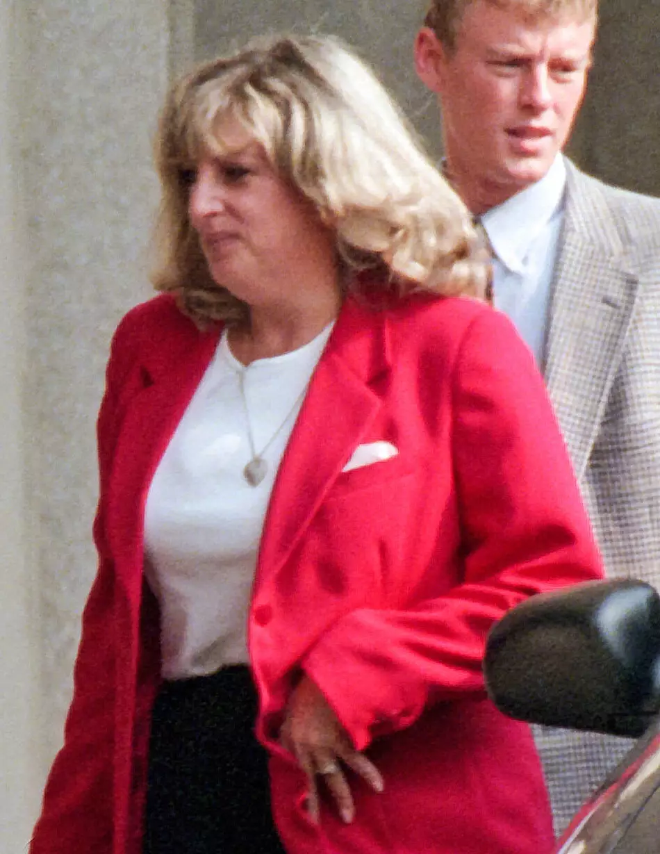 Linda Tripp will be played by Sarah Paulson in the upcoming third season of American Crime Story. Here she is in Washington in July 1998 (