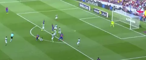 WATCH: Lionel Messi Bags His First La Liga Goal Of The Season In Superb Fashion