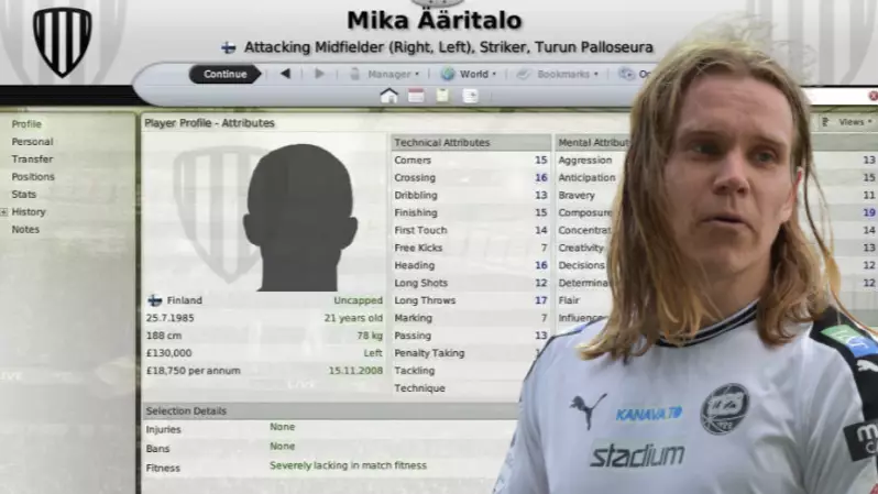Mika Ääritalo: 'Every Time I Started A New Football Manager Save, I Would Buy Myself'