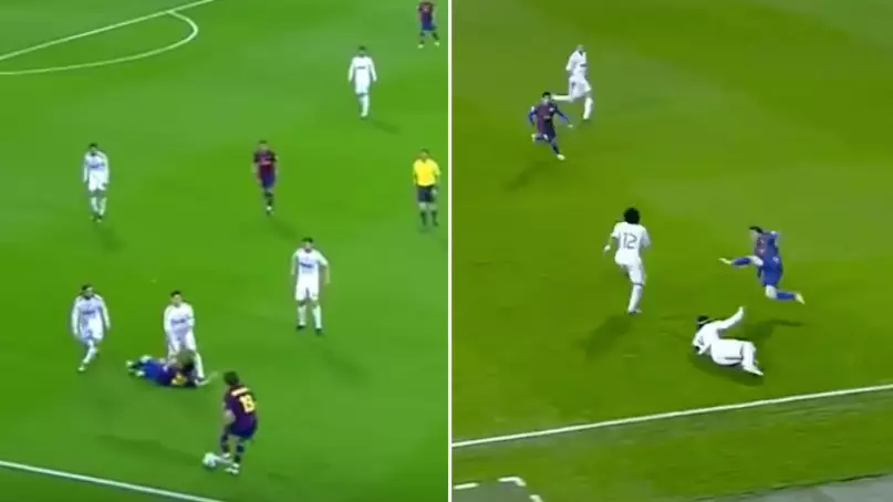 Compilation Of Sergio Ramos Trying To End Lionel Messi's Career Goes Viral