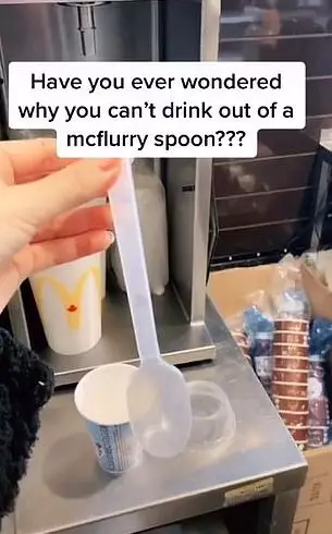 McDonald's fans have long wondered why the McFlurry spoons are hollow (