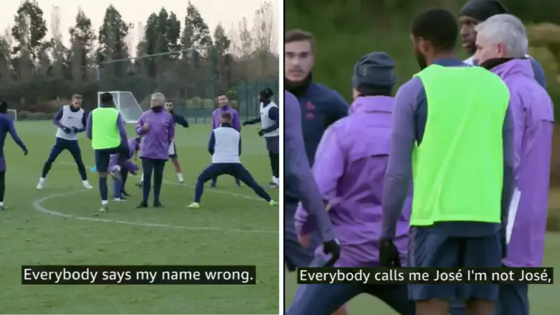 Jose Mourinho Taught The Spurs Squad How To Pronounce His Name In Training