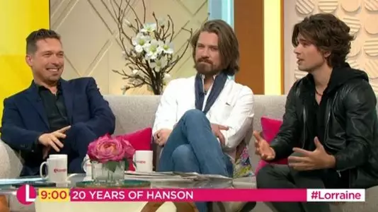 Hanson Amaze Viewers As They Appear On 'Lorraine' And Reveal They Have 13 Kids Between Them