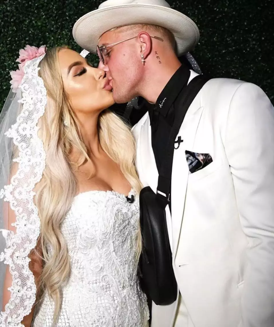 Jake Paul staged a fake wedding to fellow online celebrity Tana Mongeau.